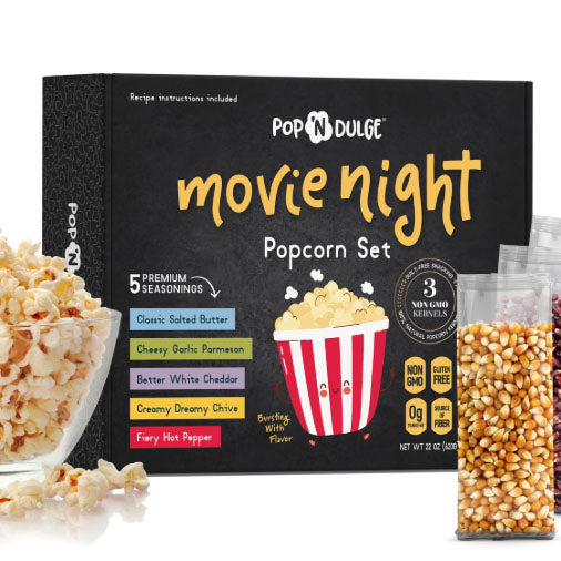 MOVIE NIGHT POPCORN SET