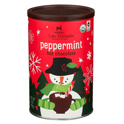 LAKE CHAMPLAIN CHOCOLATES Organic Peppermint Hot Chocolate, 16 OZ