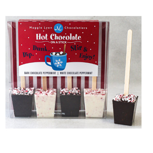 Maggie Lyon Peppermint Hot Chocolate On a Stick