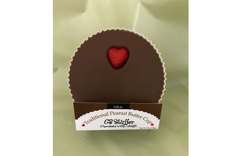 Valentine's Love Dark Chocolate Peanut Butter Cup - CB Stuffer