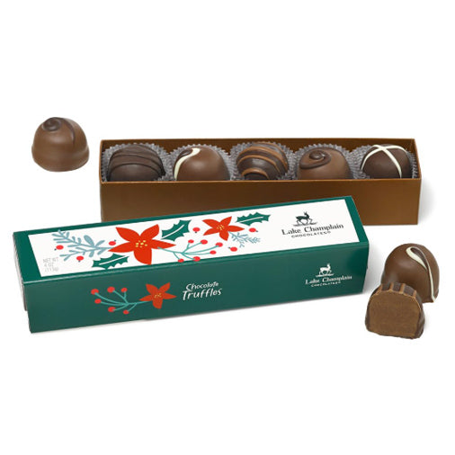 Lake Champlain Dark & Milk Chocolate Holiday Truffles, 4 OZ