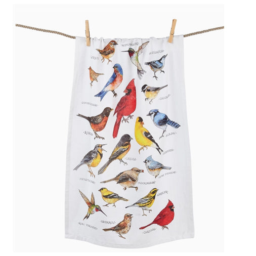 Birds Field Guide Flour Sack Towel