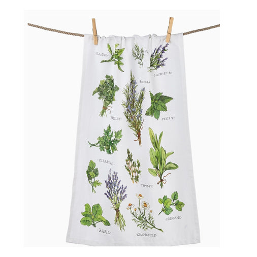 Herbs Printed Flour Sack Towel