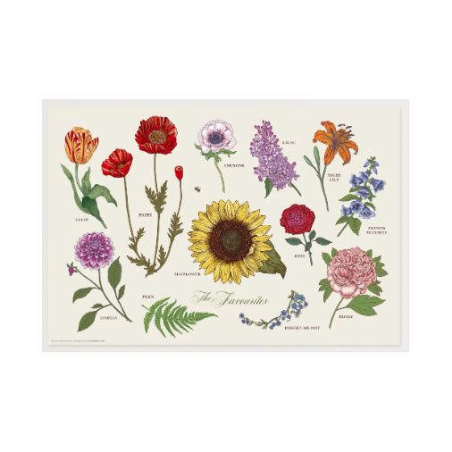 The Favorites Paper Placemats, Set of 20