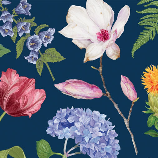 Floral Drama Paper Placemats, Set of 20