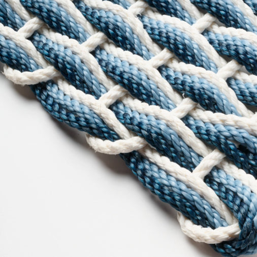 The Rope Co. - Pearl, Glacier Bay and Navy Large Doormat