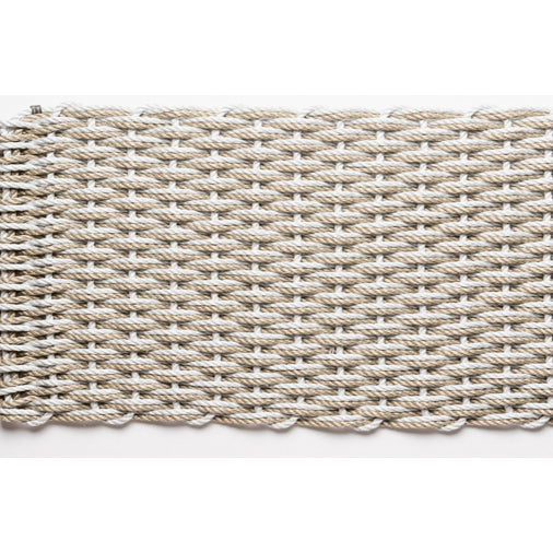 The Rope Co. - Fog Gray and Sand XL Doormat