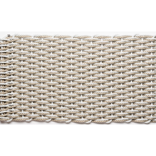 The Rope Co. - Fog Gray and Sand Large Doormat
