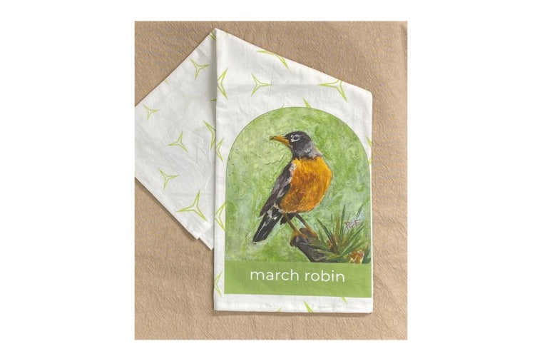 Patti Clancy - March Robin Towel