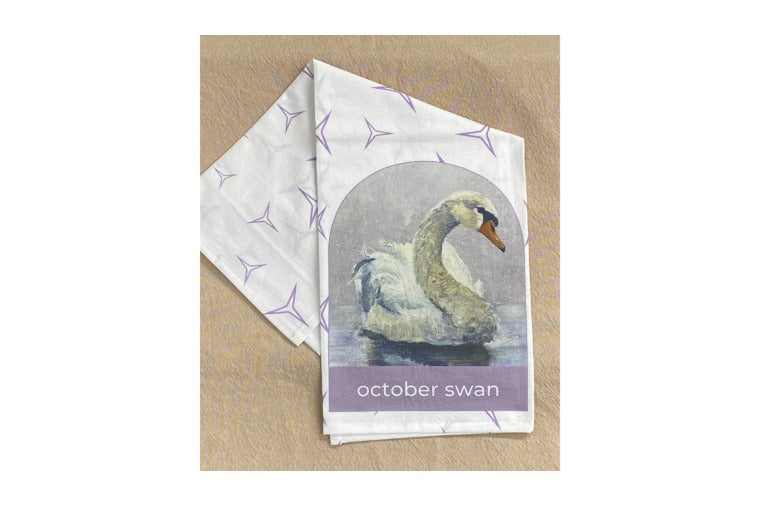 Patti Clancy - October Swan Towel