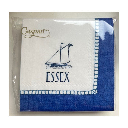 Caspari Essex Sailboat Cocktail Napkins