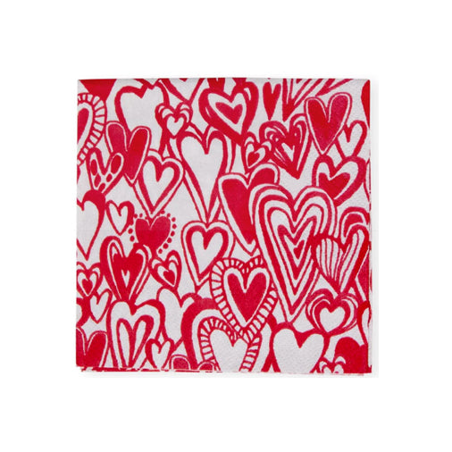 Caspari Groovy Love Cocktail Napkins