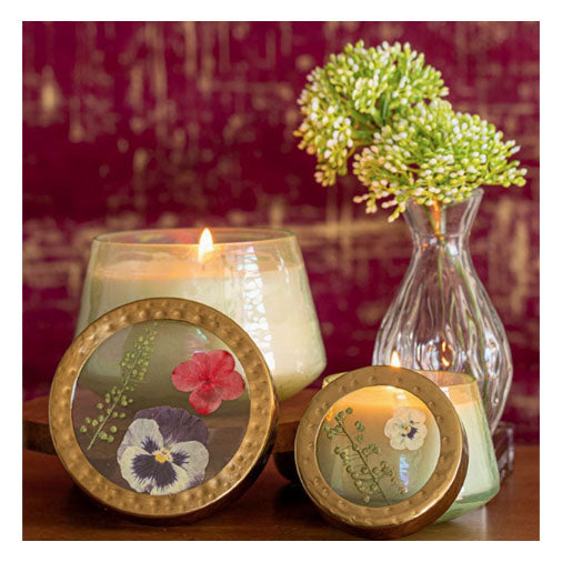 Pressed Floral Candle - Tomato Vine