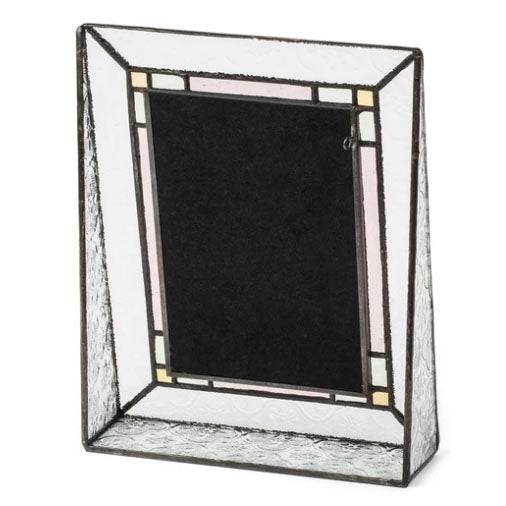 Rose & Sage Stained Glass Picture Frame, J. Devlin 5x7
