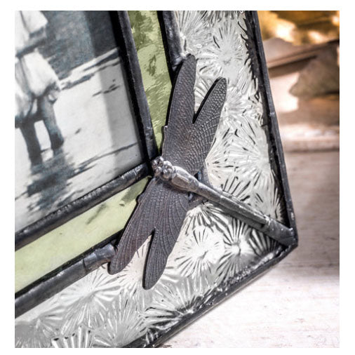 Dragonfly Glass Picture Frame, J.Devlin 4x6