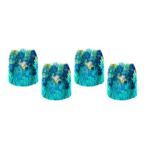 Van Gogh Irises Luminary, Set of 4