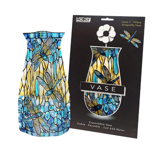 Tiffany Dragonfly Expandable Vase