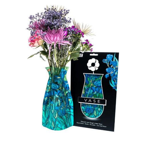 Van Gogh Irises Expandable Vase