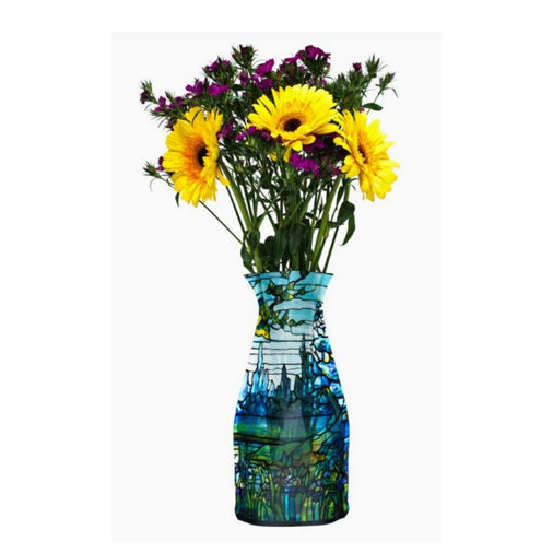 Louis C. Tiffany Iris Landscapes Expandable Vase