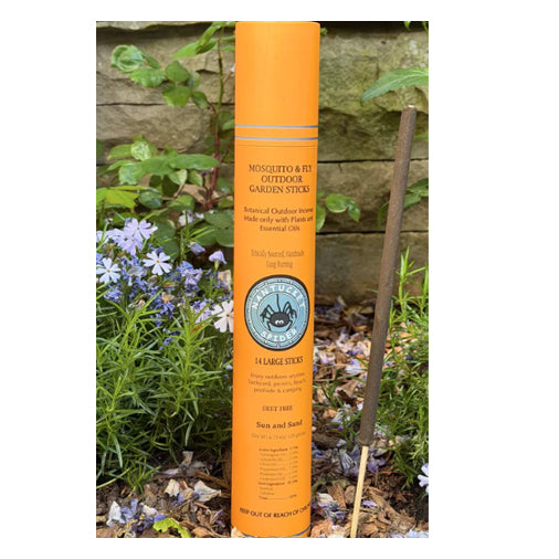 Mosquito-Repelling Outdoor Incense Sticks, Sun & Sand