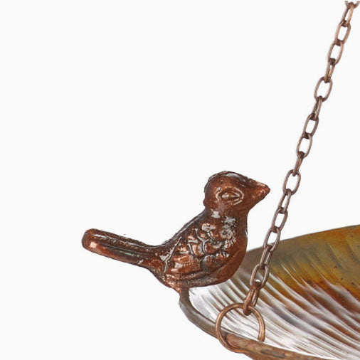 Eco-Iron Hanging Birdbath – Antique Copper