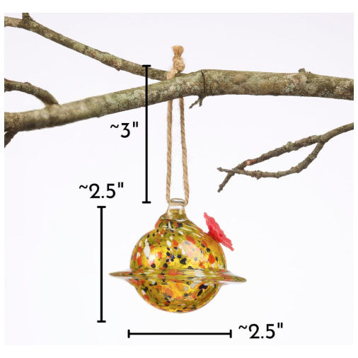 Hummingbird Feeder, Yellow Planet