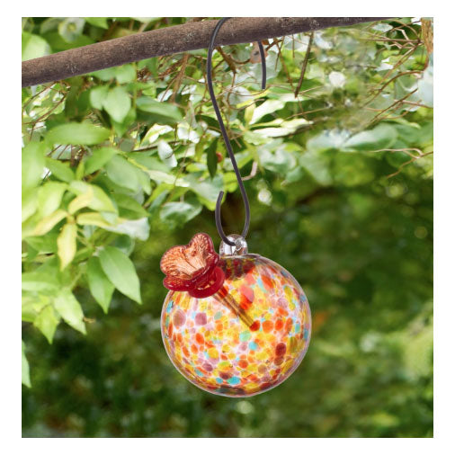 Hummingbird Feeder, Round Multicolor