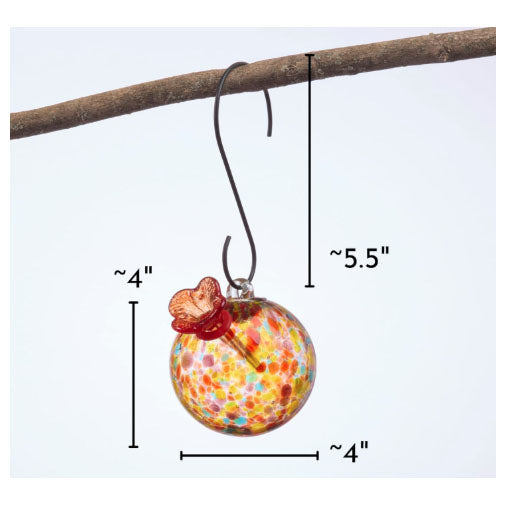 Hummingbird Feeder, Round Multicolor