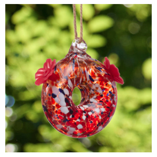 Red Double Hummingbird Feeder