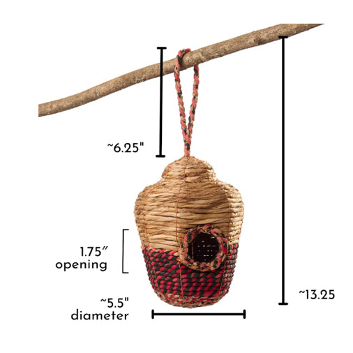 Cocoon Shaped Bird Nester
