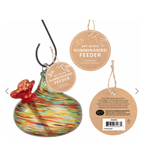 Teardrop Hummingbird Feeder - Green