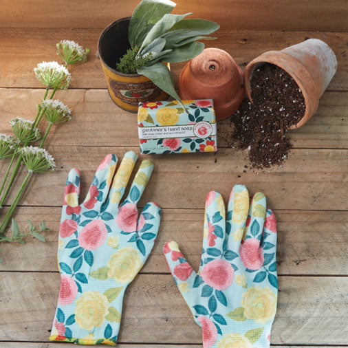 Heirloom Garden Weeder Gloves, Medium