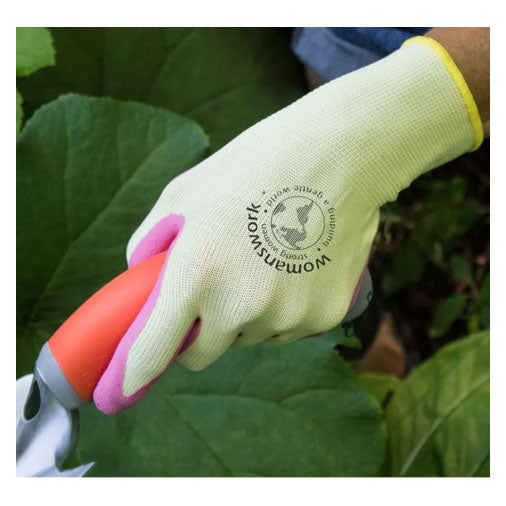 Pink Weeding Gloves, Medium