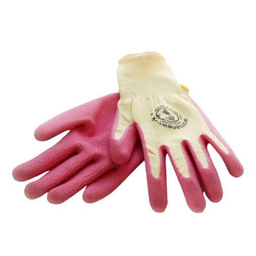 Pink Weeding Gloves, Small