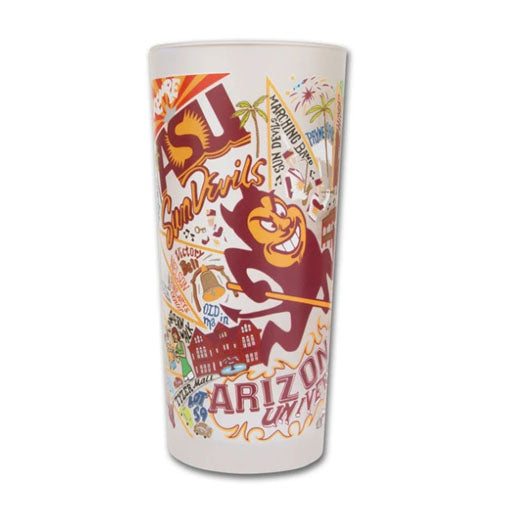 Catstudio Arizona State University Collegiate Drinking Glass