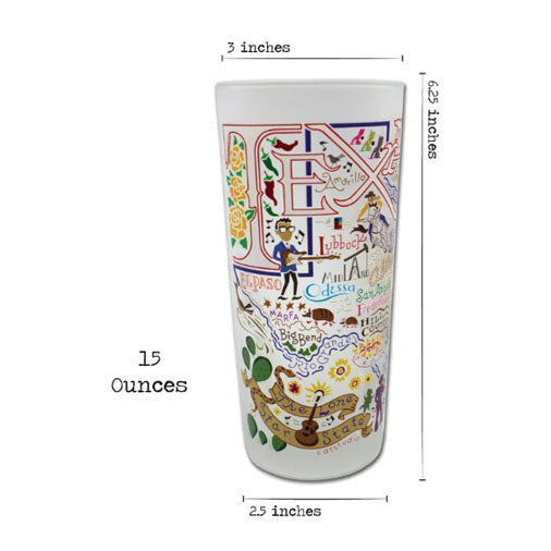 Catstudio Texas Drinking Glass