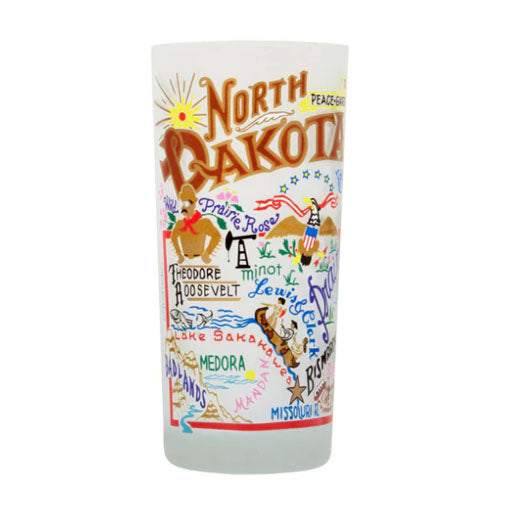 Catstudio North Dakota Drinking Glass