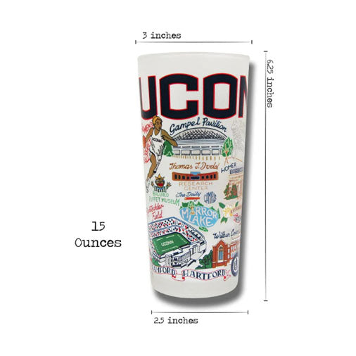 Catstudio UCONN Drinking Glass