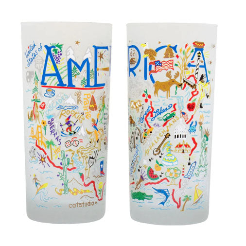 Catstudio America Drinking Glass