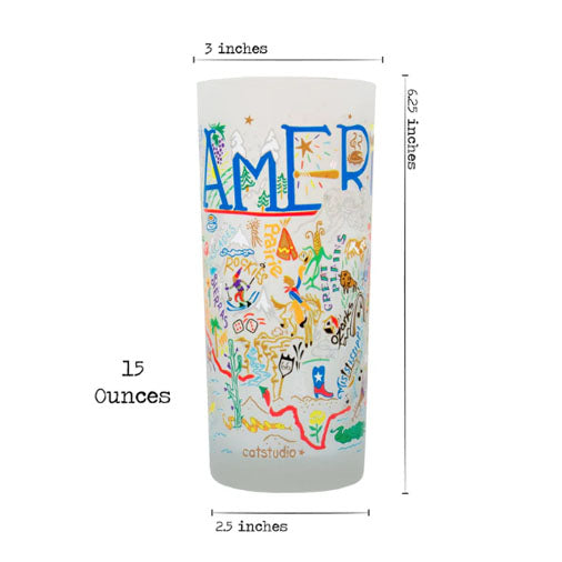 Catstudio America Drinking Glass