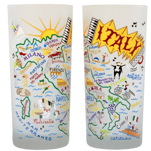 Catstudio Italy Drinking Glass