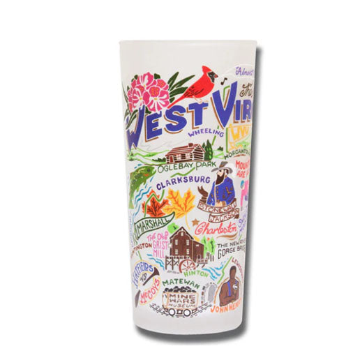 Catstudio West Virginia Drinking Glass