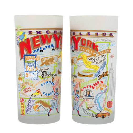 Catstudio New York State Drinking Glass