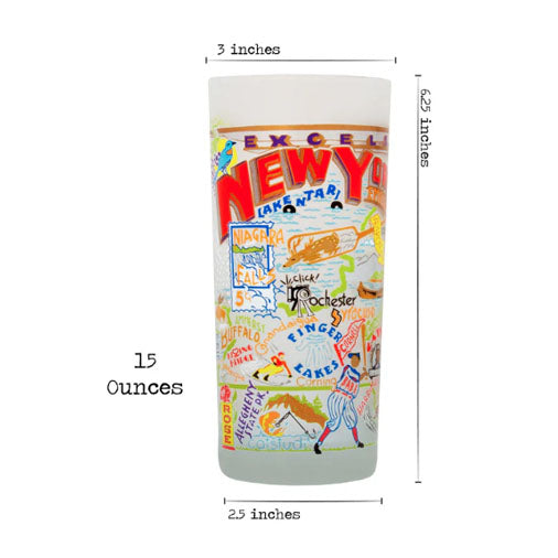 Catstudio New York State Drinking Glass