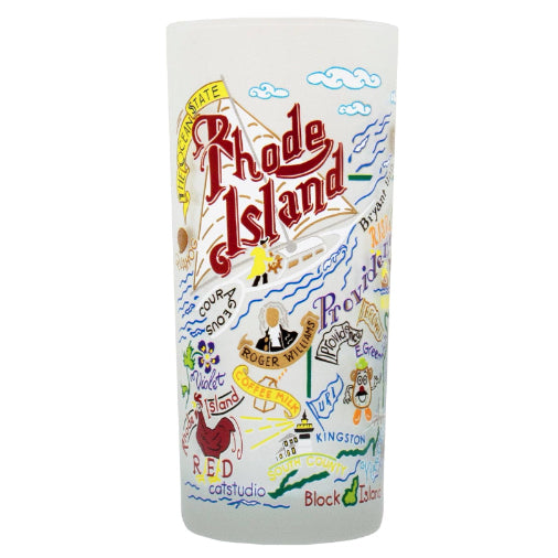 Rhode Island Drinking Glass - Catstudio