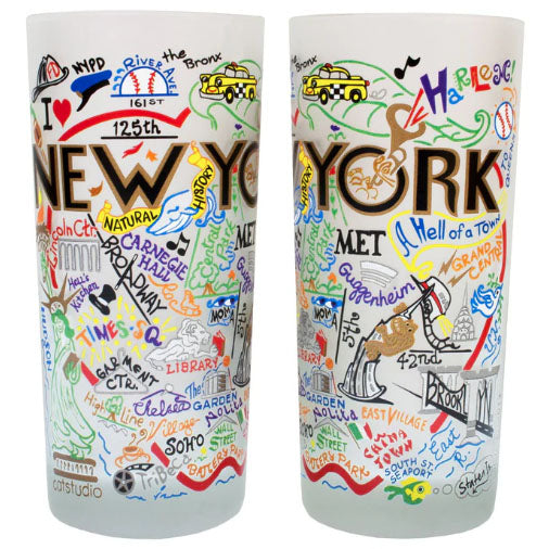 Catstudio New York City Drinking Glass
