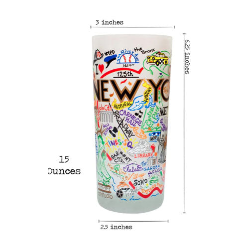 Catstudio New York City Drinking Glass