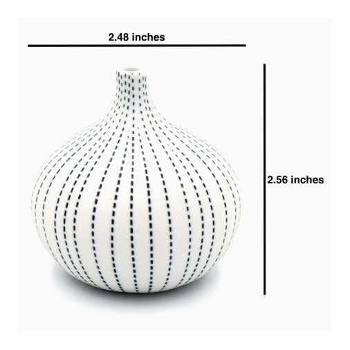 Congo Tiny Handcrafted Porcelain Bud Vase