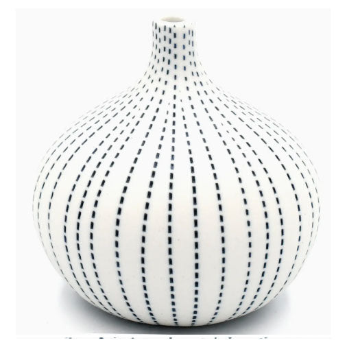 Congo Tiny Handcrafted Porcelain Bud Vase