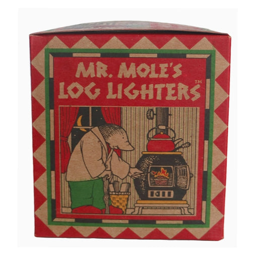 Mr. Mole's Log Lighters, Fire Starters For Fireplaces